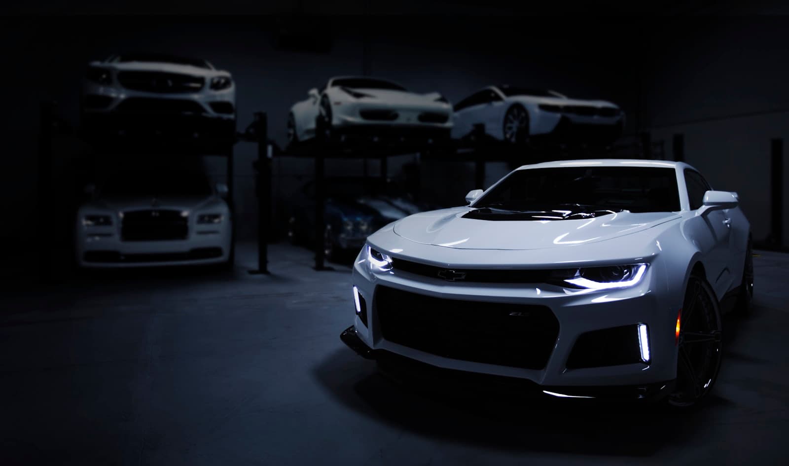 Used car ready for a pre-purchase inspection